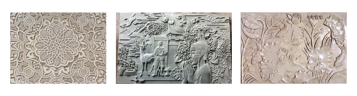 双台面石材雕刻机